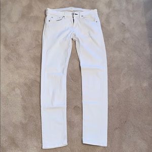 Rag & Bone White Skinny
